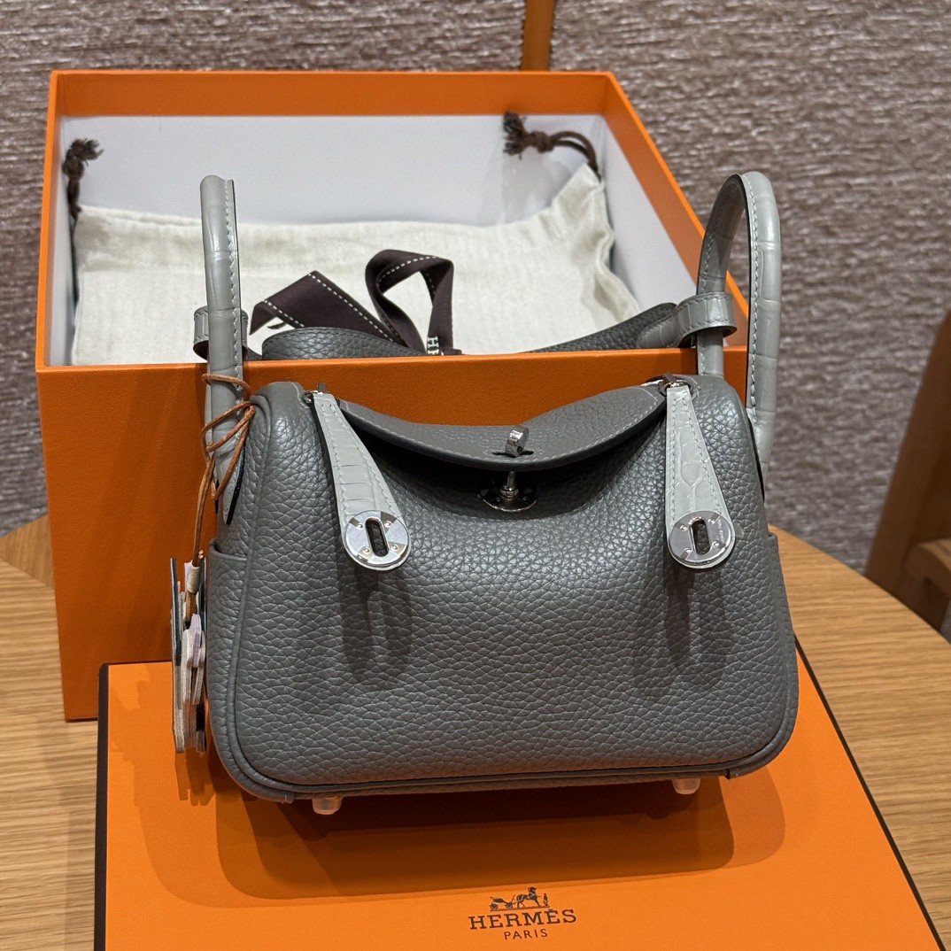 Hermès Mini Lindy OLGirs Meyer Handbag (Handmade to Order)