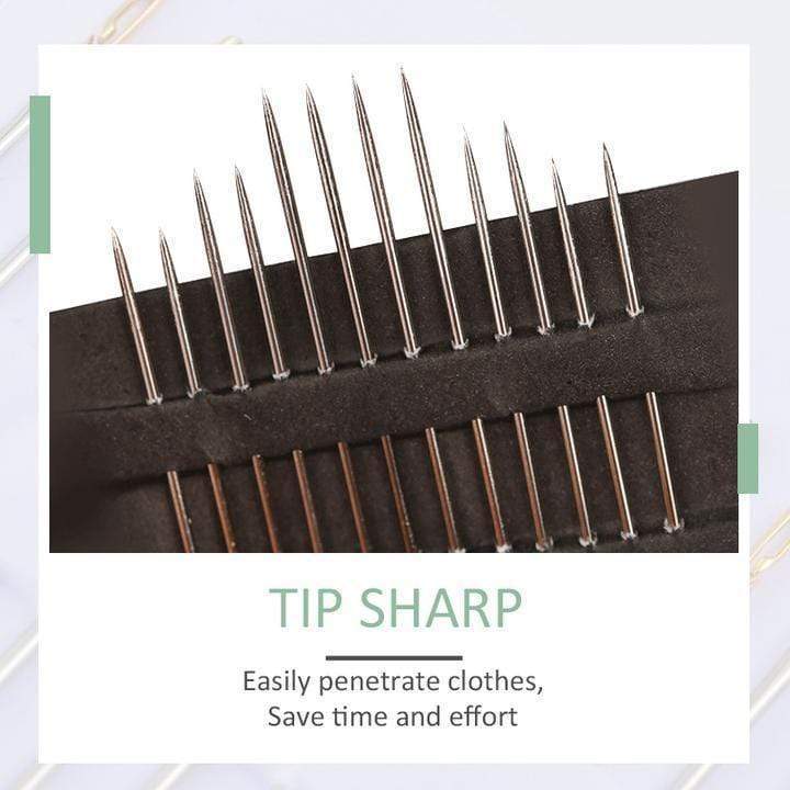 (🔥Last Day Promotion - 50% OFF)Self-threading Needles Set(12 Pcs Needles+Rosewood Storage Tube)- BUY 3 SETS GET 1 SETS FREE NOW