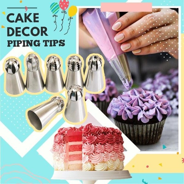 (Hot Sale Now-50% OFF) Cake Decor Piping Tips-BUY 2 FREE SHIPPING