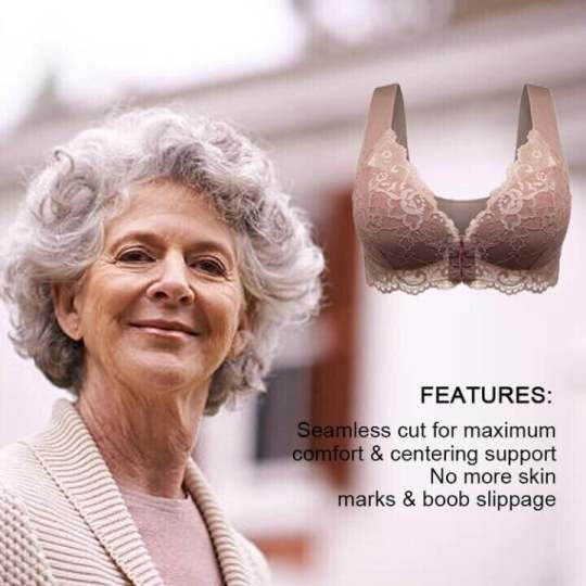 👍2024 Summer New Arrival- 50% OFF💥 Convenient Front Button Traceless Lace Bra--Buy 4 Free Shipping