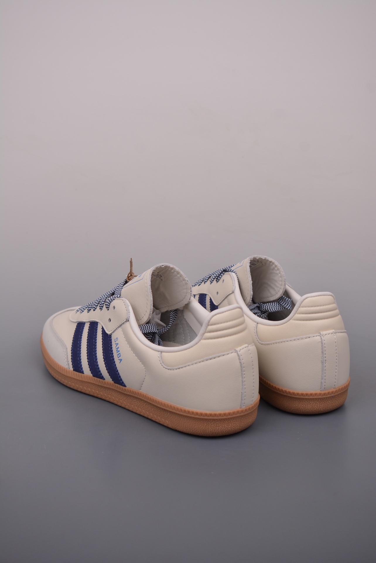 Adidas Originals Samba OG Off White Dark Blue JI3907
