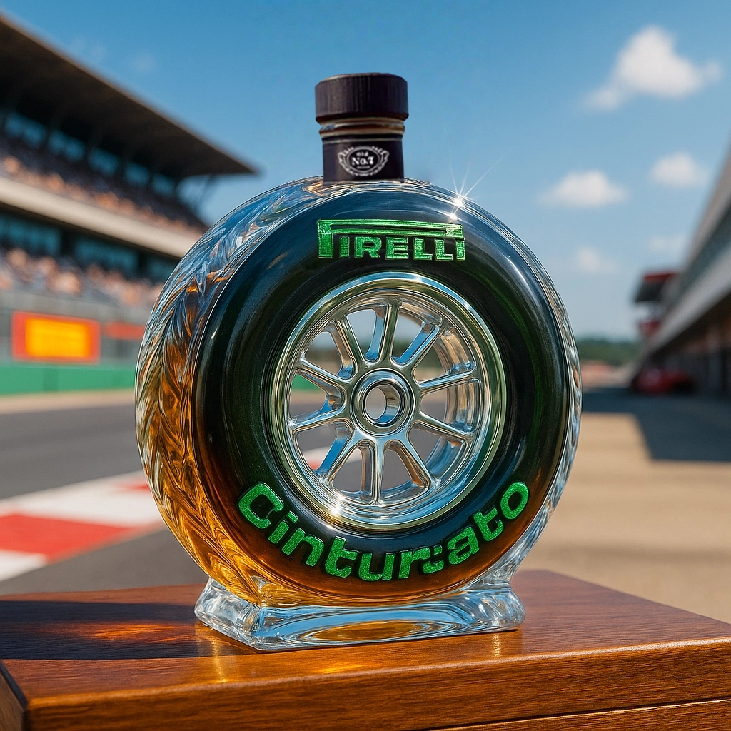 Pirelli Tire Whisky Bottle
