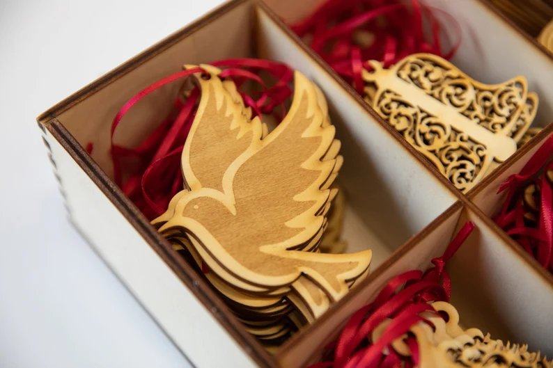 Wooden Christmas decorations