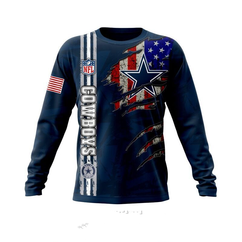 DALLAS COWBOYS 3D HOODIE SKULL0802