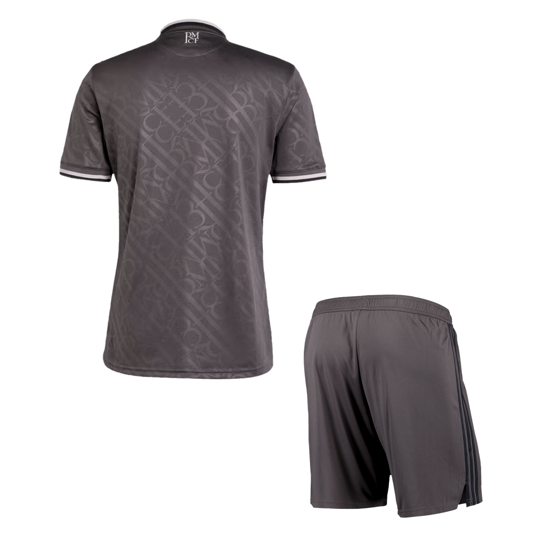 Real Madrid men's third away football shirt kit (shirt + shorts) 2024/25