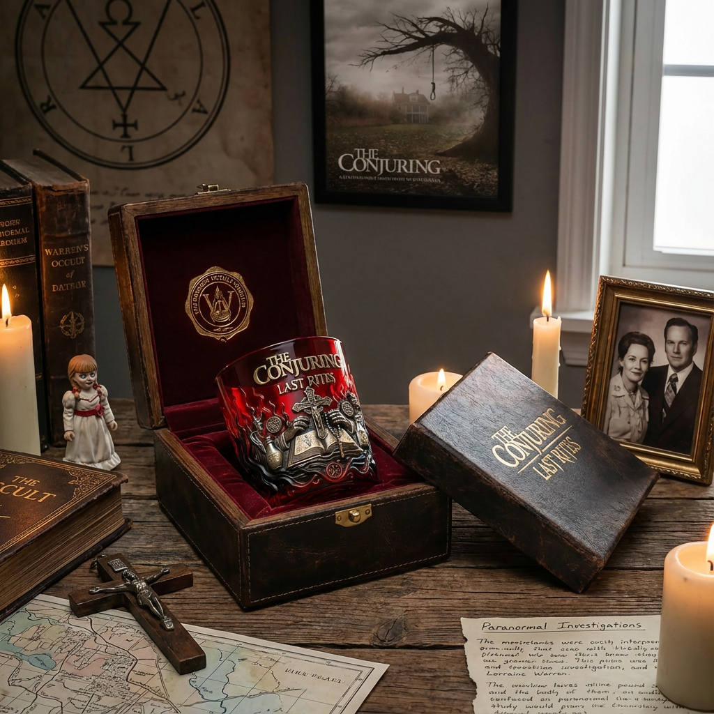 🥃 The Conjuring – “Last Rites” Limited Edition Whiskey Glass
