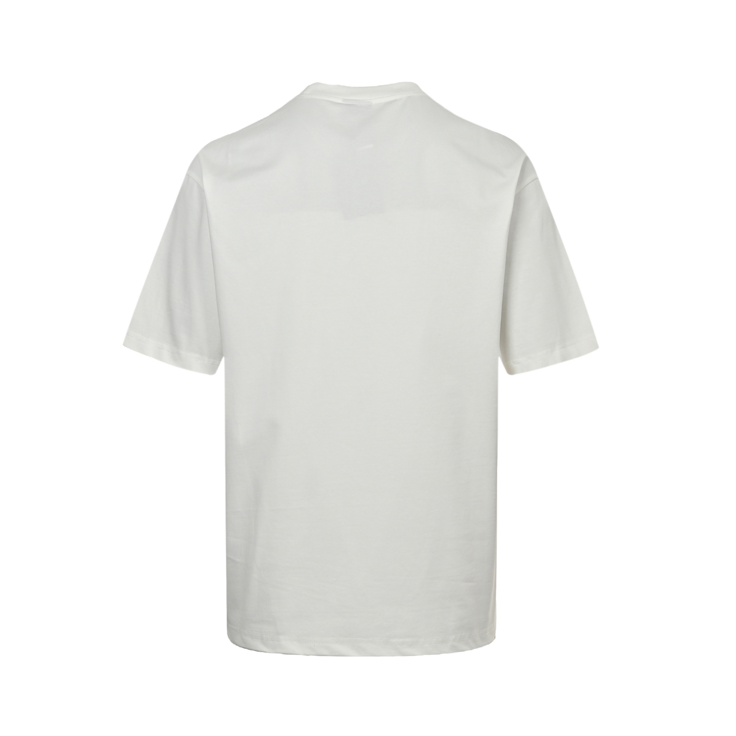 Balenciaga Double Ring Letter Embroidery Round Neck Short Sleeve