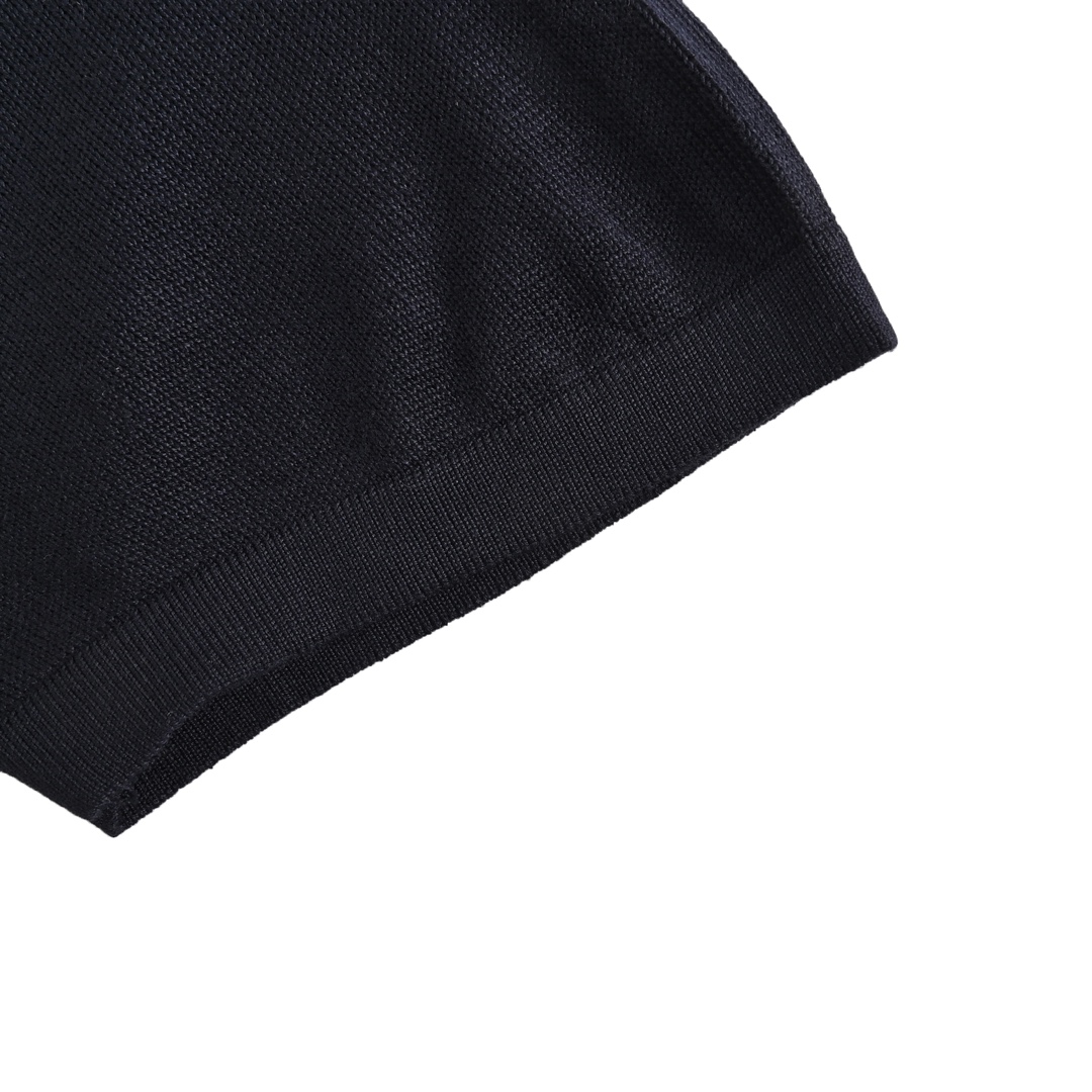 Gucci 24ss cherry embroidered knitted short sleeve