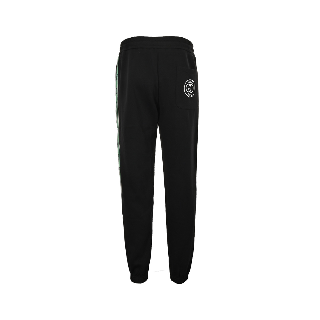 Gucci 24Fw embroidered web trousers
