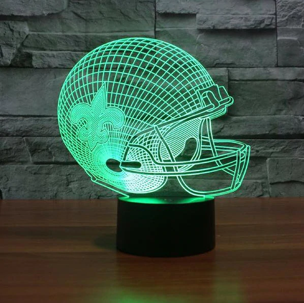 NEW ORLEANS SAINTS 3D LED LIGHT LAMP