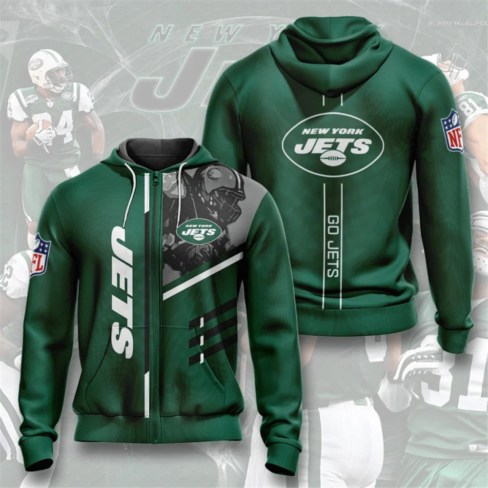 NEW YORK JETS 3D HOODIE NNYJ008