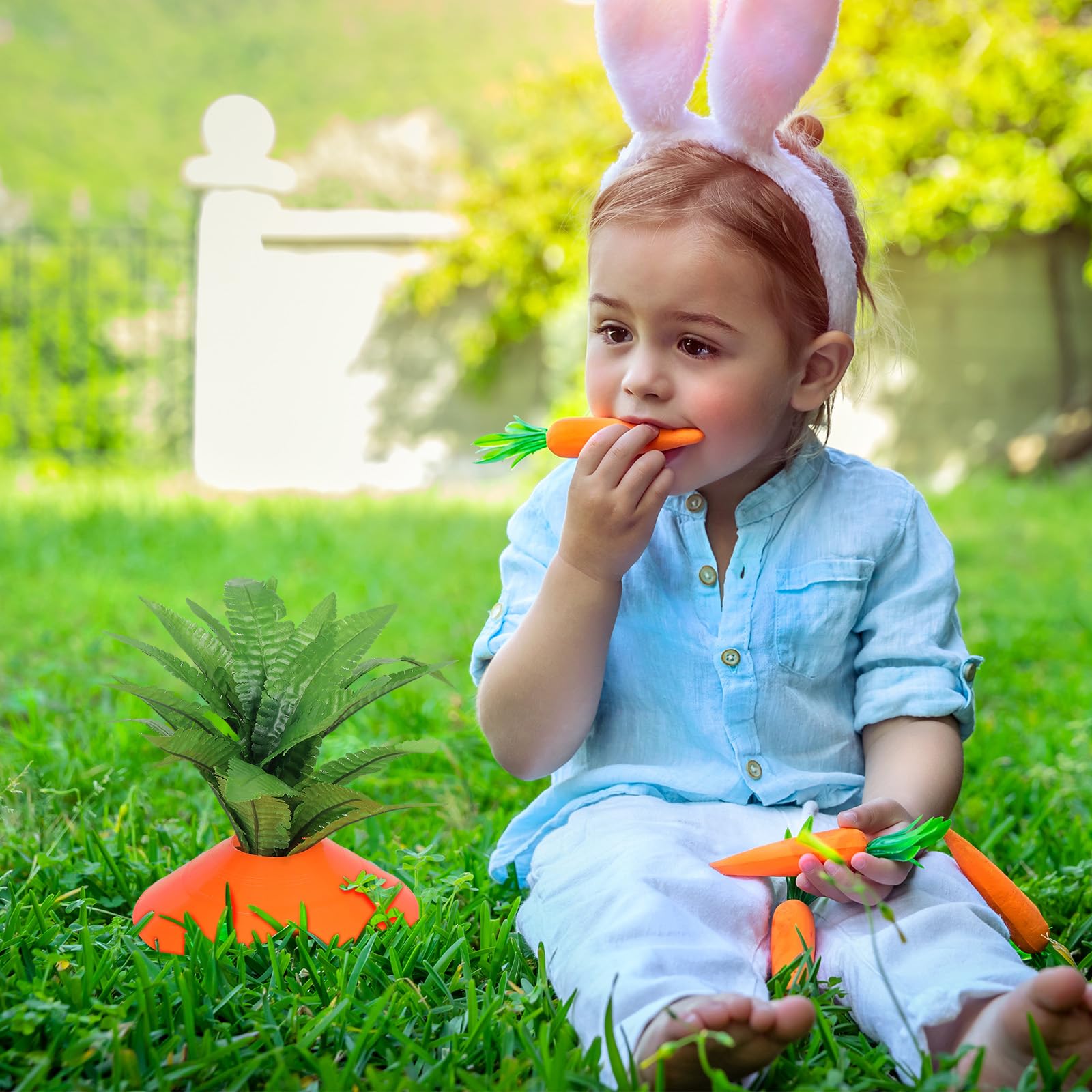🎁Early Easter Sale- 50%OFF🎁6pcs/Set Easter Carrot Garden Staket Decorative