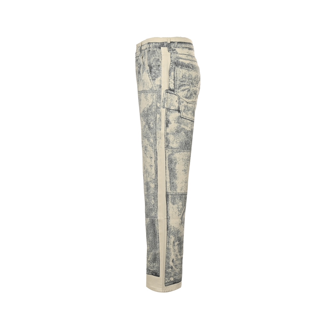 Dior 24Fw ink sketch print jeans