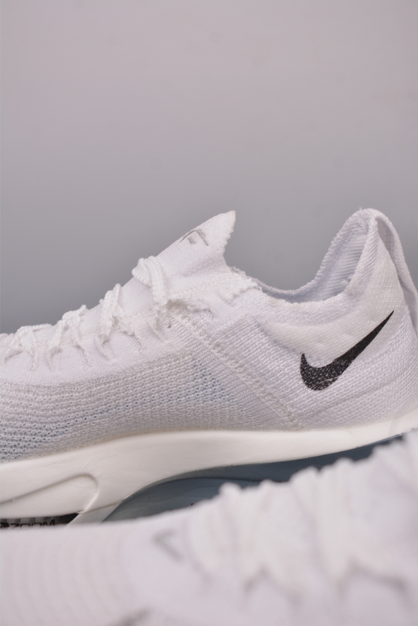 Nike Air Zoom Alphafly Next% 3 Proto Knitted White Black Hook Light Blue FD8311-101