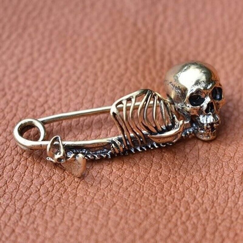 2024 New Mystical Skull Pin Brooch - Gothic Style Jewelry