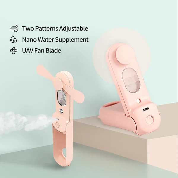 🔥The Hot Summer Is Coming Soon,50% Off🔥Portable Handheld Misting Mini Fan