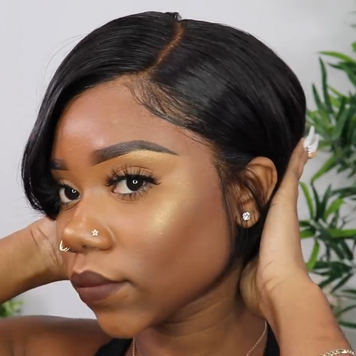 New Cheap Short Pixie Bob Wig