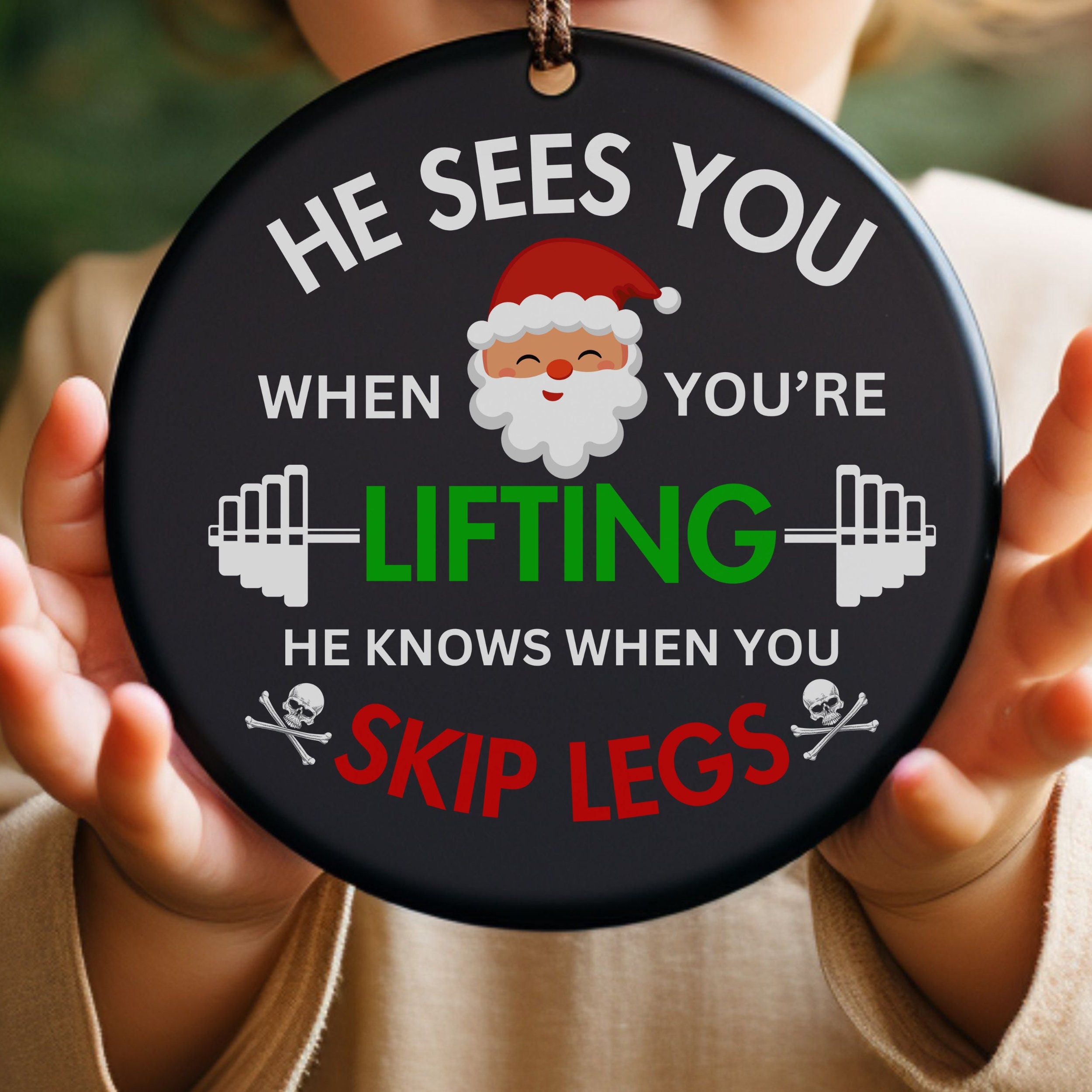 Funny Gym Ornament