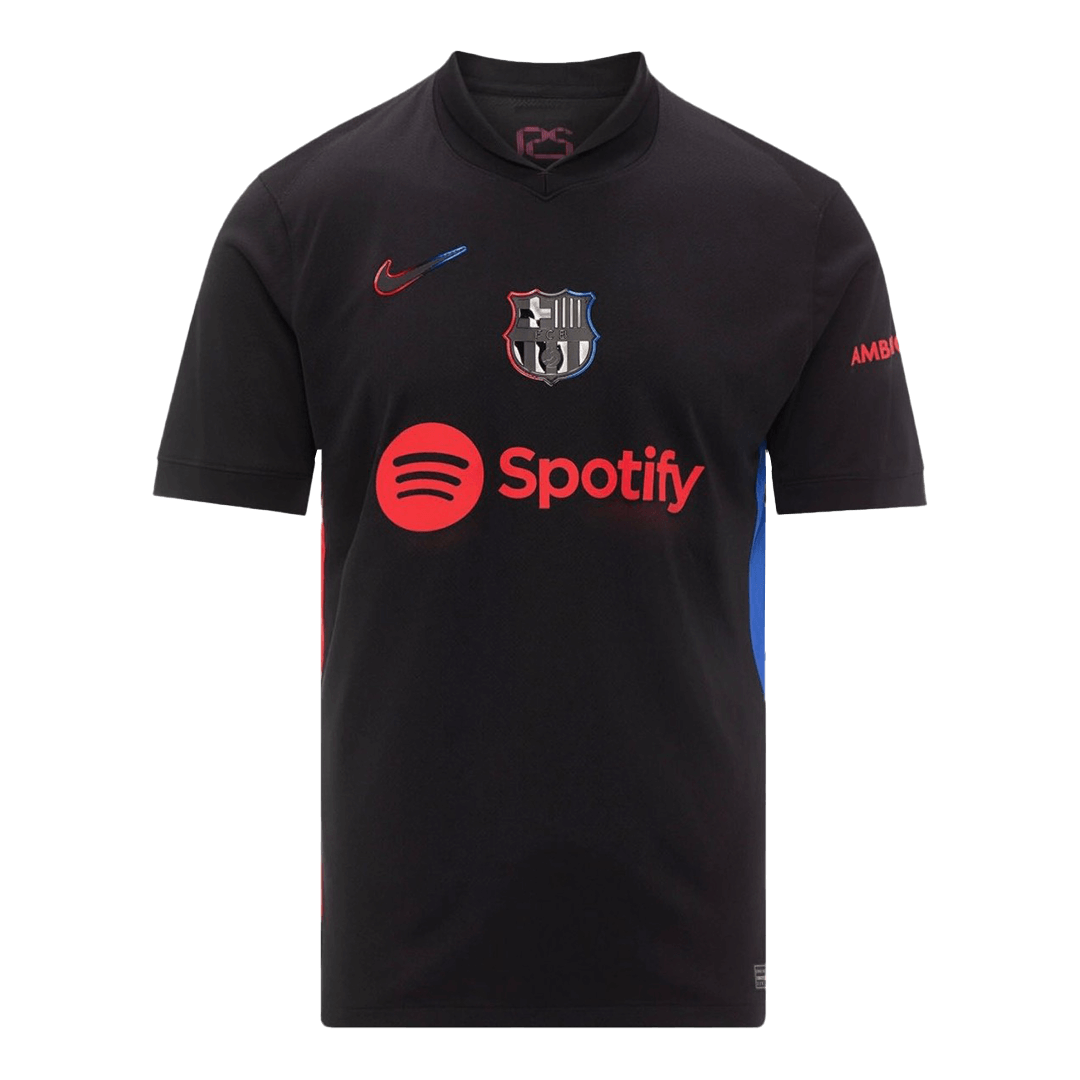 RAPHINHA #11 Barcelona Away Football Jersey, Custom Shirt 2024/25