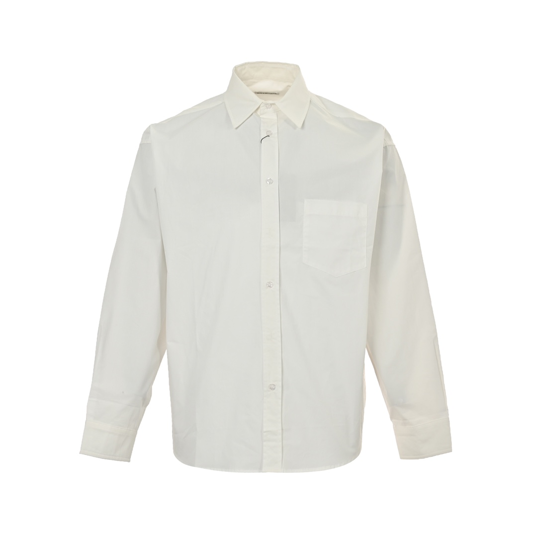 Balenciaga 24ss rhinestone-back long-sleeved shirt