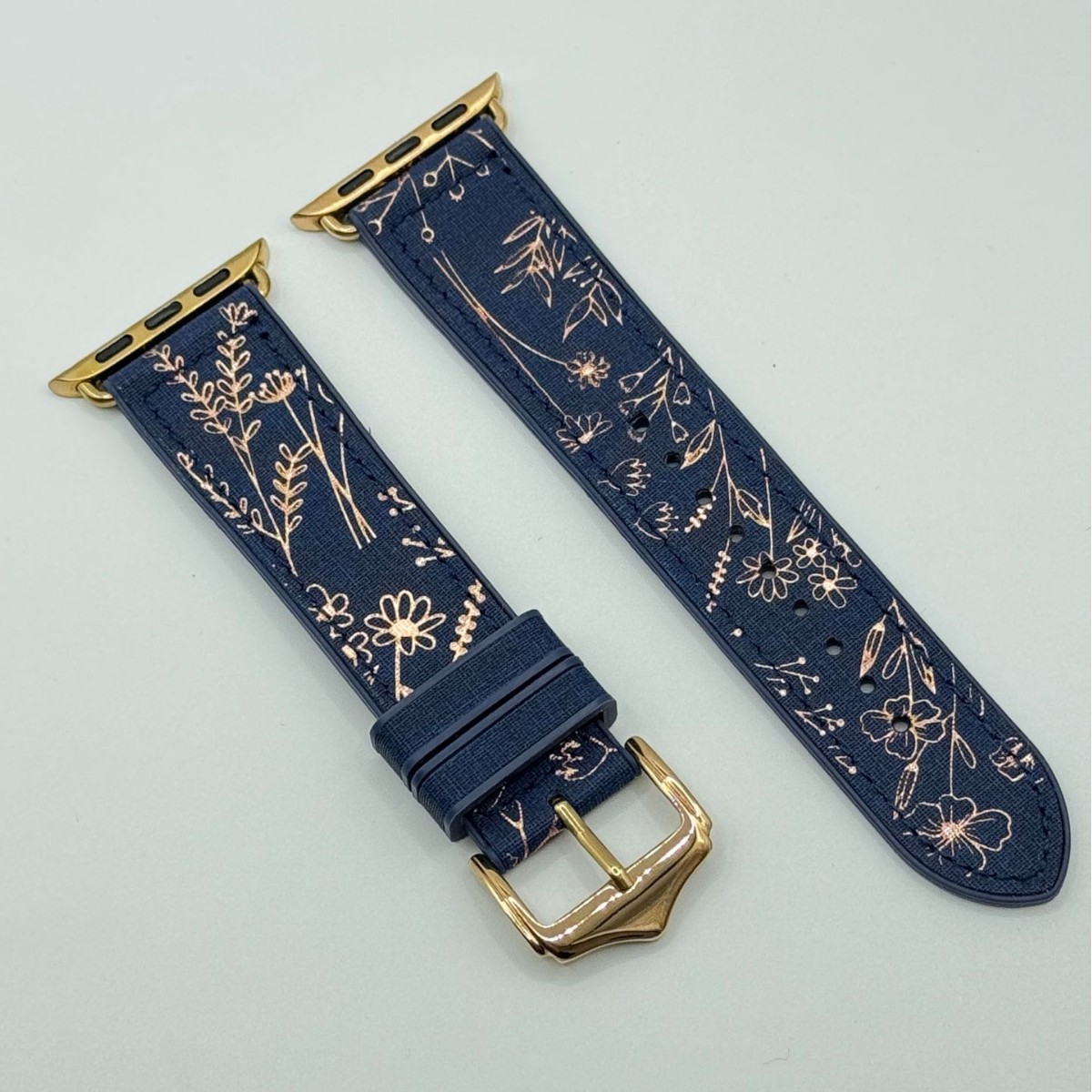 Bamboo leaf apple watch strap