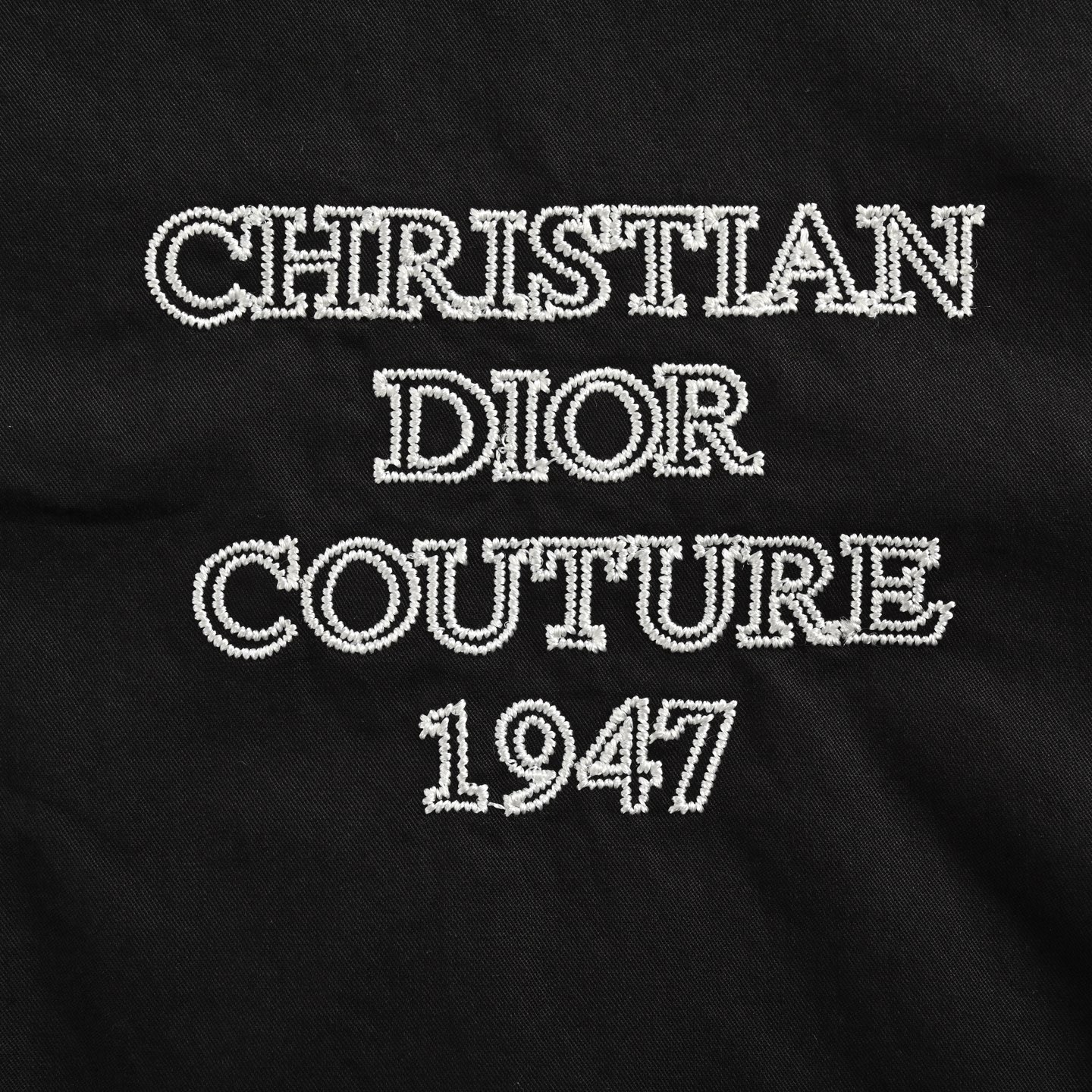 Dior 24Fw lettering print hooded trench coat