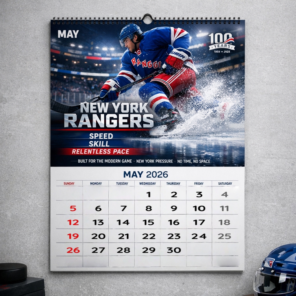 NYR 100th Anniversary Wall Calendar