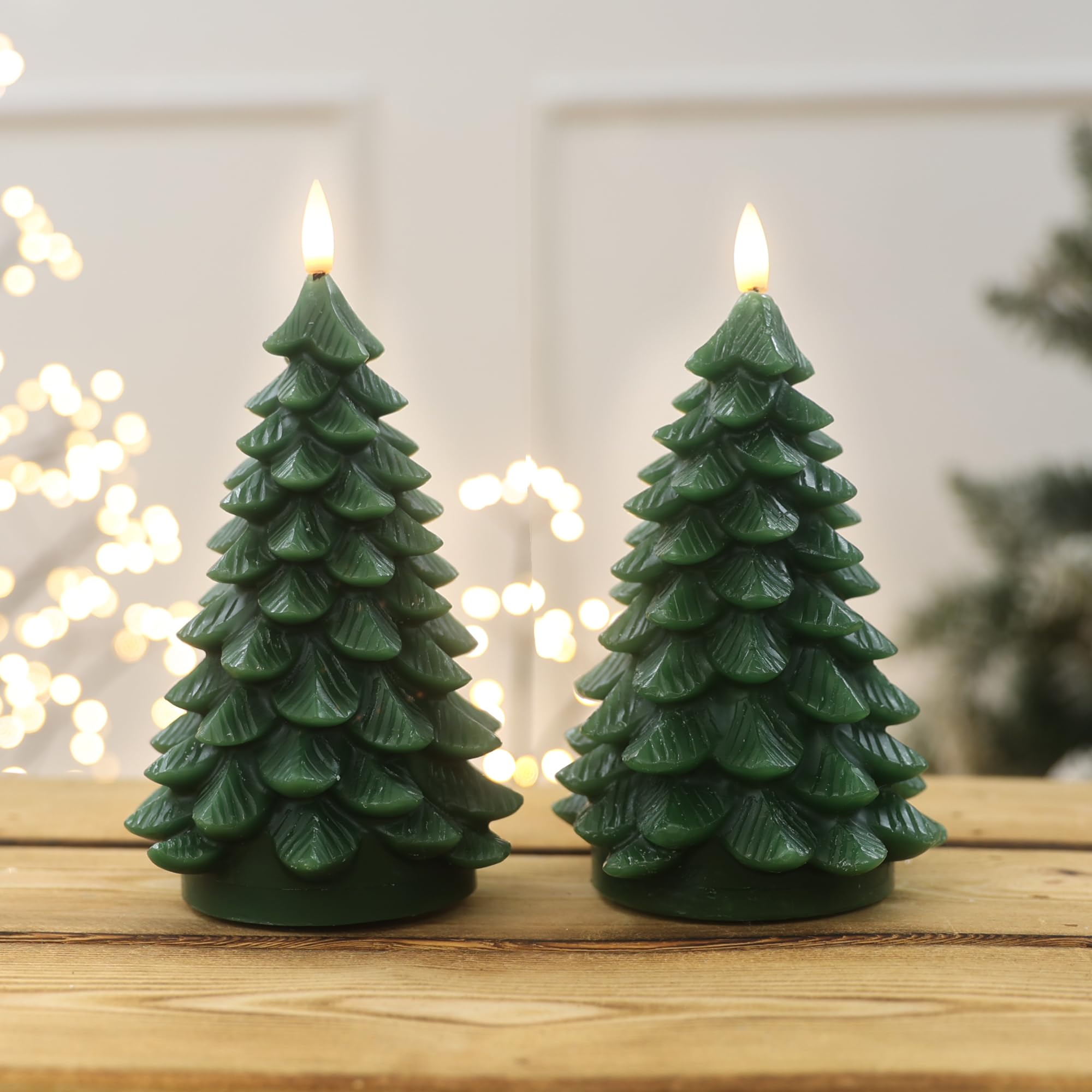 🎄Early Christmas Sale 49% OFF🎄2 Pack Christmas Tree Flameless Candles