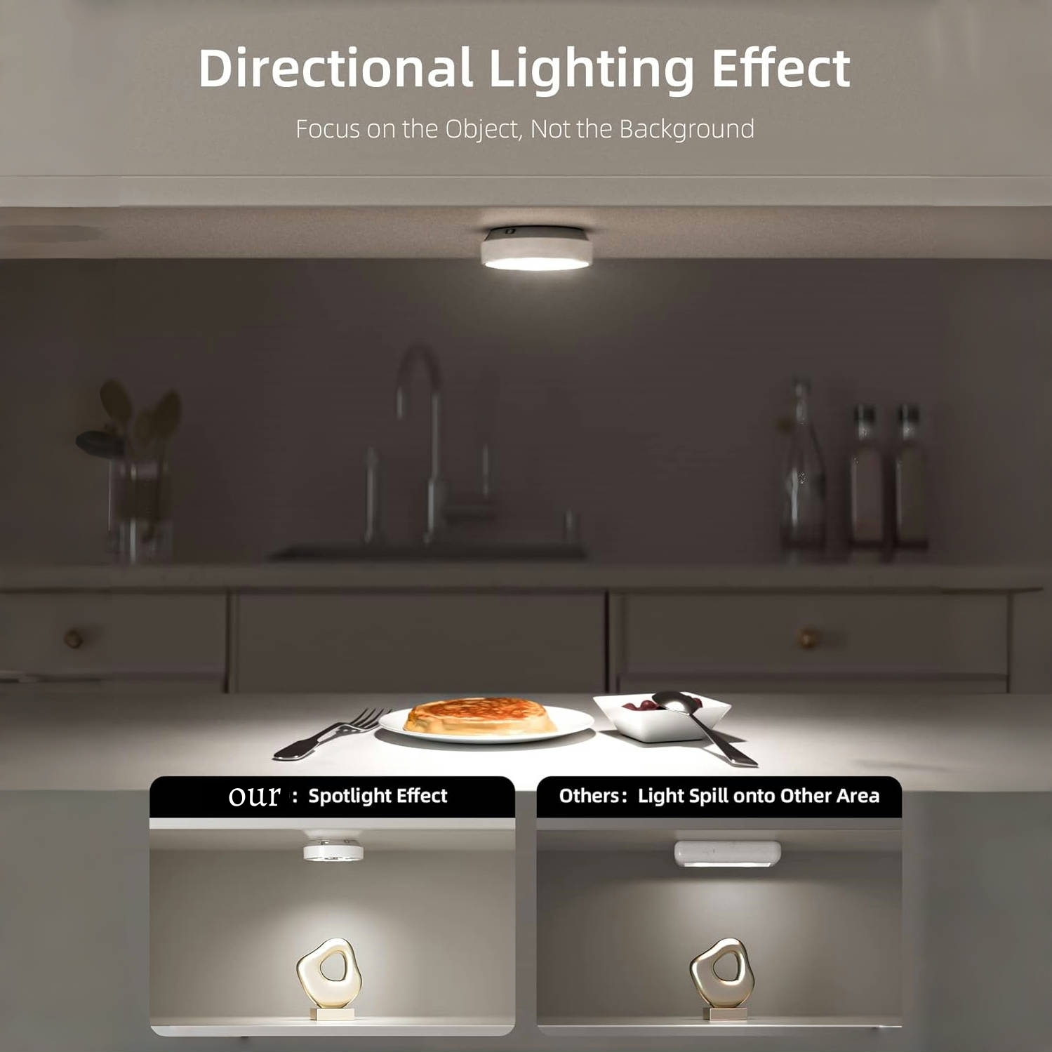 🔥On Sale🔥Rechargeable LED Closet Lights With 2 Color Temps And Remote/Group Control - 3 Pack