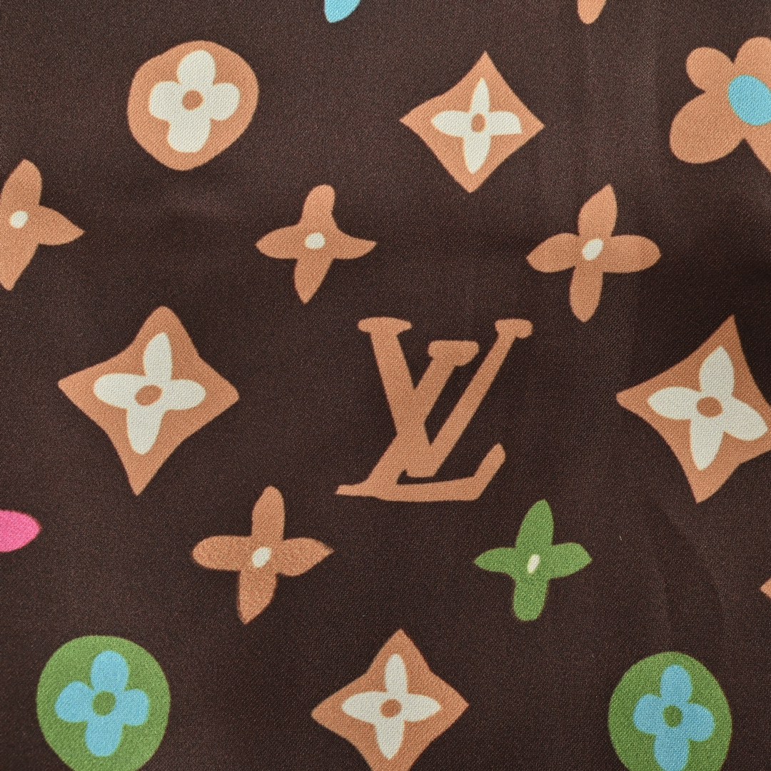 Louis Vuitton 24Fw embroidered stitching suede bomber jacket