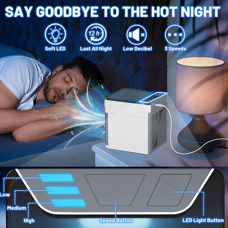 (🔥Last Day Promotion-SAVE 60% OFF)-Mini Portable Air Cooler-BUY 2 GET 10% OFF FREE SHIPPING