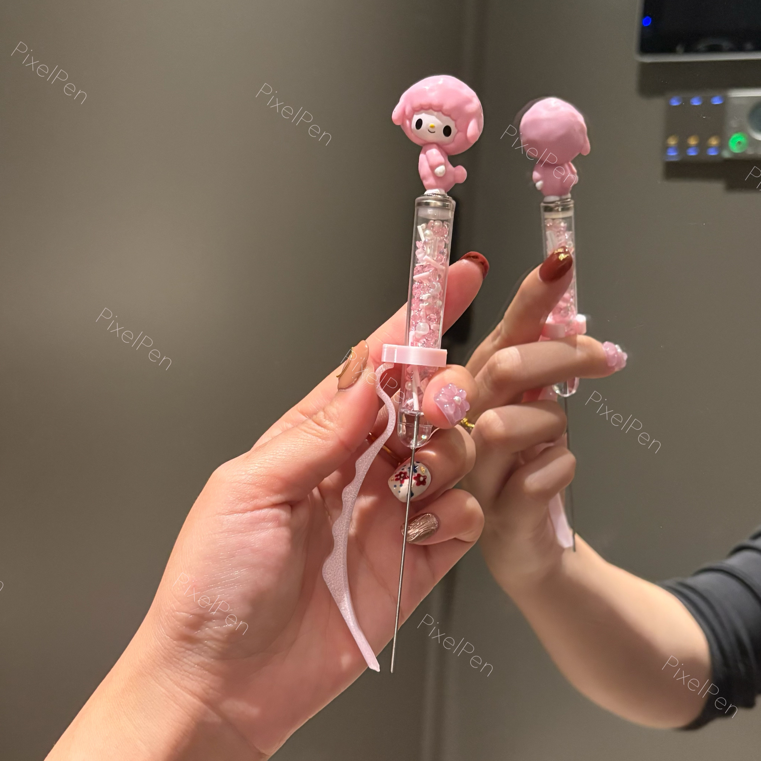PixelPen Magnetic Grip Piecing Bean Pen Tool 2.6mm for small beans | pink sheep