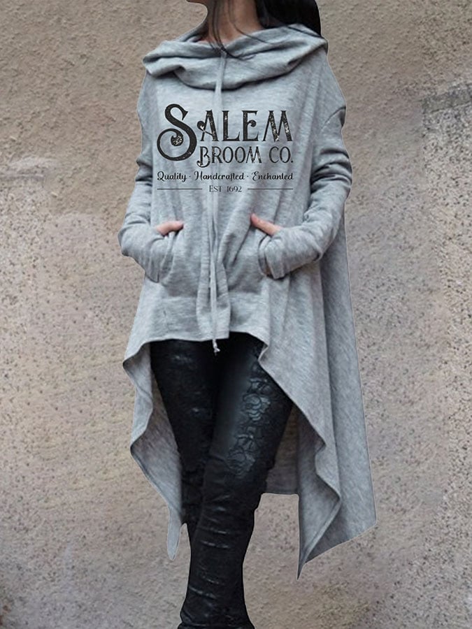 🔥Buy 3 Get 10% Off🔥Fashion Print Irregular Long Sleeve Sweatshirt