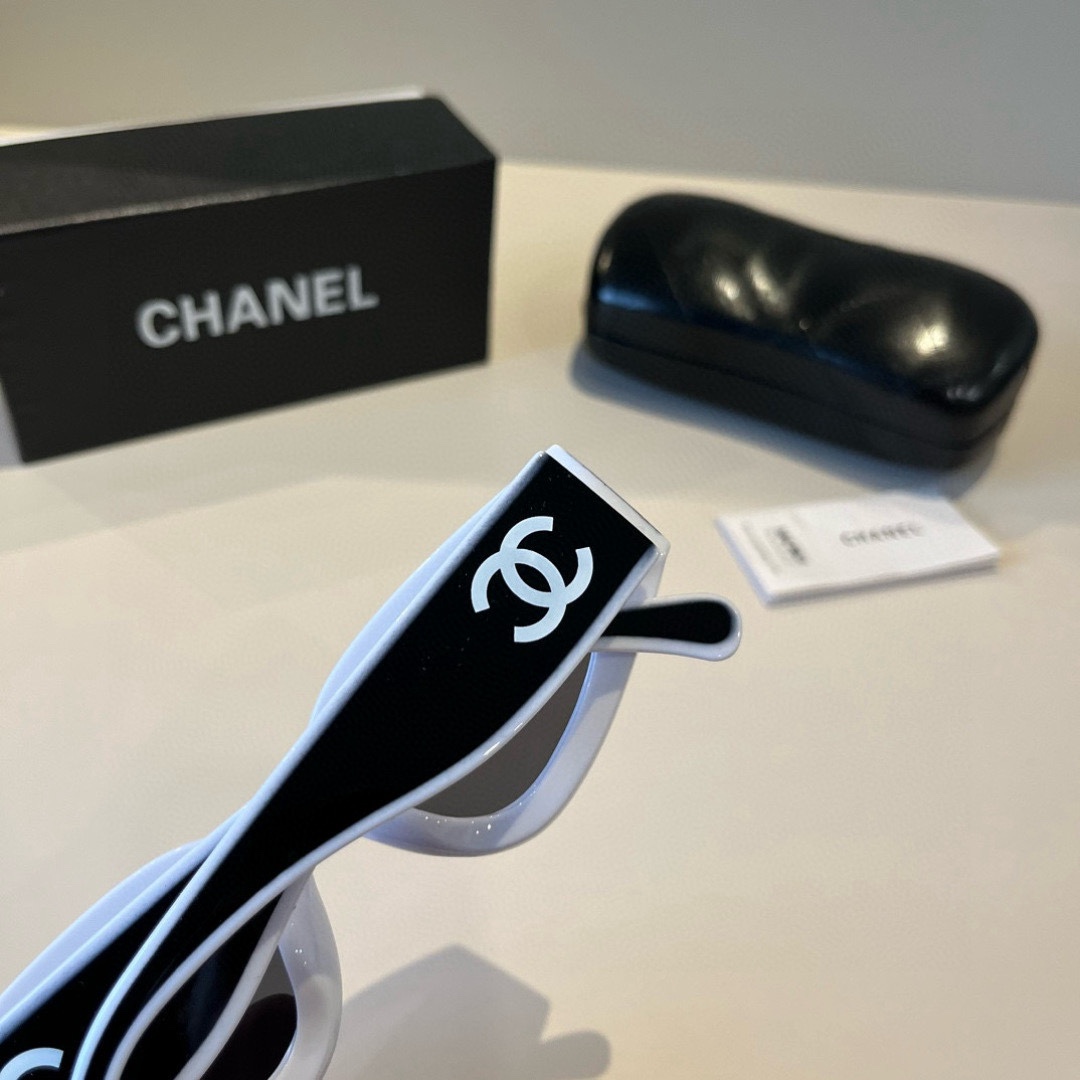 Chanel round frame sunglasses