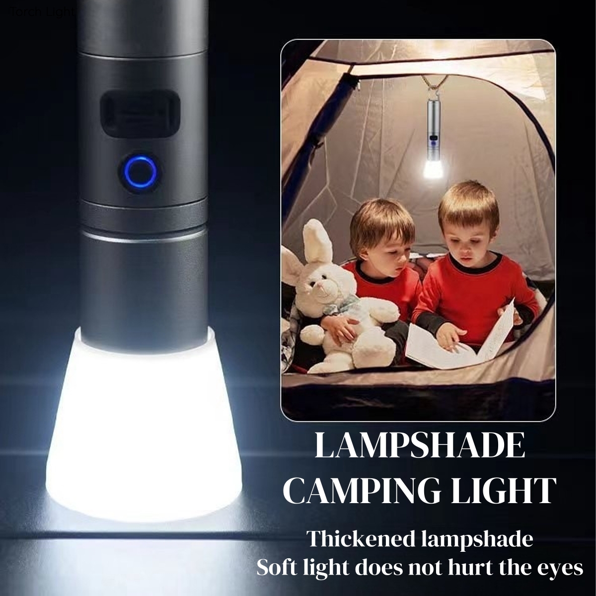 On Sale🔥New German 90000 Lumens Super Bright Rechargeable Zoomable Waterproof Flashlight With Lampshade