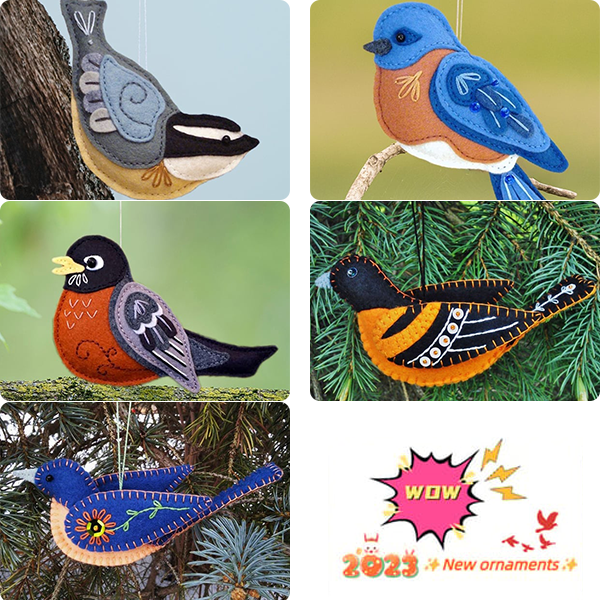 🔥Last Day Promotion - 50% OFF🔥 Handmade Felt Bird Hanging Ornament🐦 - Buy 4 Get 20% Off & Free Shipping