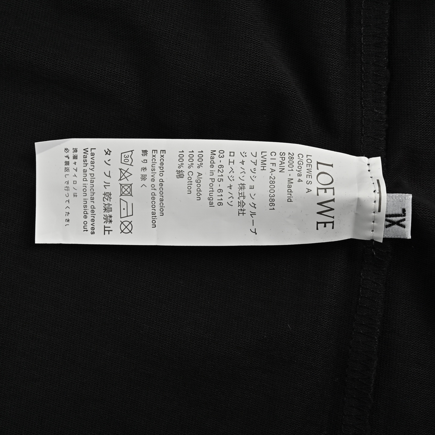 Loewe 24ss painted letter short sleeve