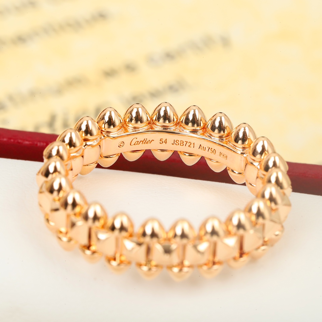 Cartier rivet ring