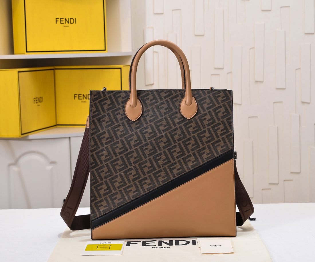 FENDI Monogram Briefcase 6656