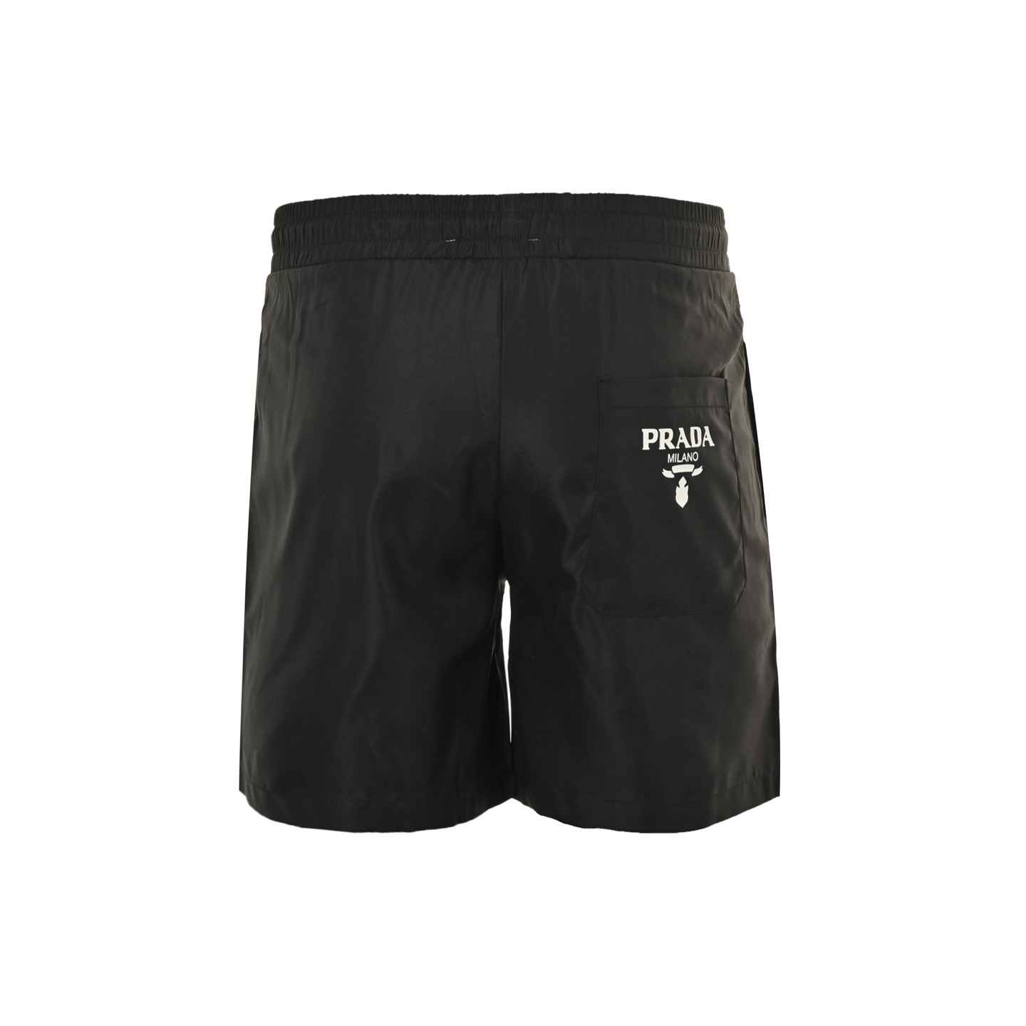 Prada 25ss triangle logo beach shorts