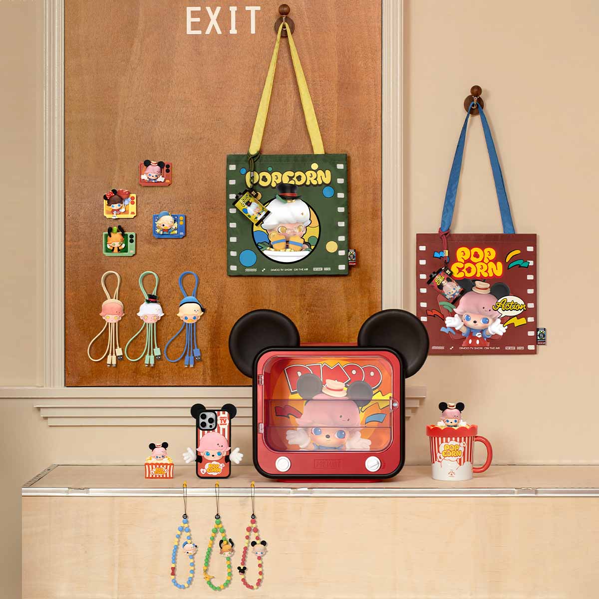 POP MART DIMOO WORLD × DISNEY Series-Mobile Phone Lanyard [1 Blind Box]