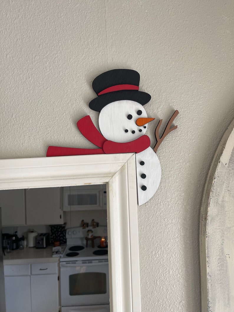 ON SALE🎅Christmas Funny Corner Sign Top Door Frame Ornament