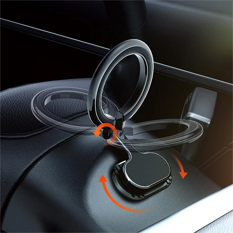 🔥Last Day 50% OFF🔥New Magsafe Car Mount Magnetic Ring Holder: Foldable Phone Navigation Stand
