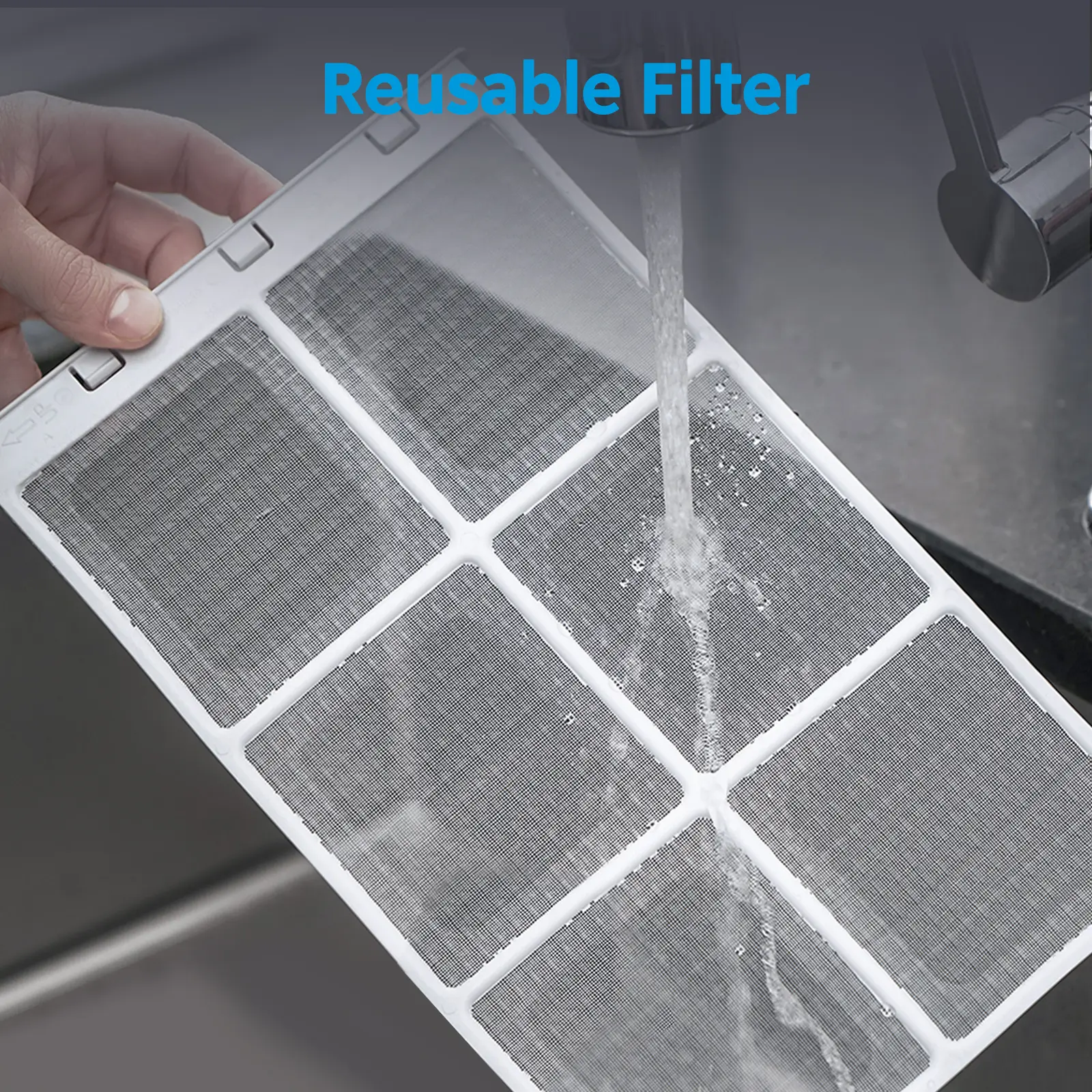 5,000 BTU EasyCool Mechanical Small Window Air Conditioner - Cool up to 150 Sq. Ft. AC with Easy-to-Use Mechanical Controls and Reusable Filter, Perfect for Small Bedroom, Living Room, Home Office