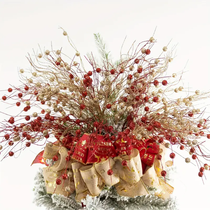 🎄Early Christmas Sale 49% OFF🔥Glitter DIY Artificial Berry Tree Branch Decoration