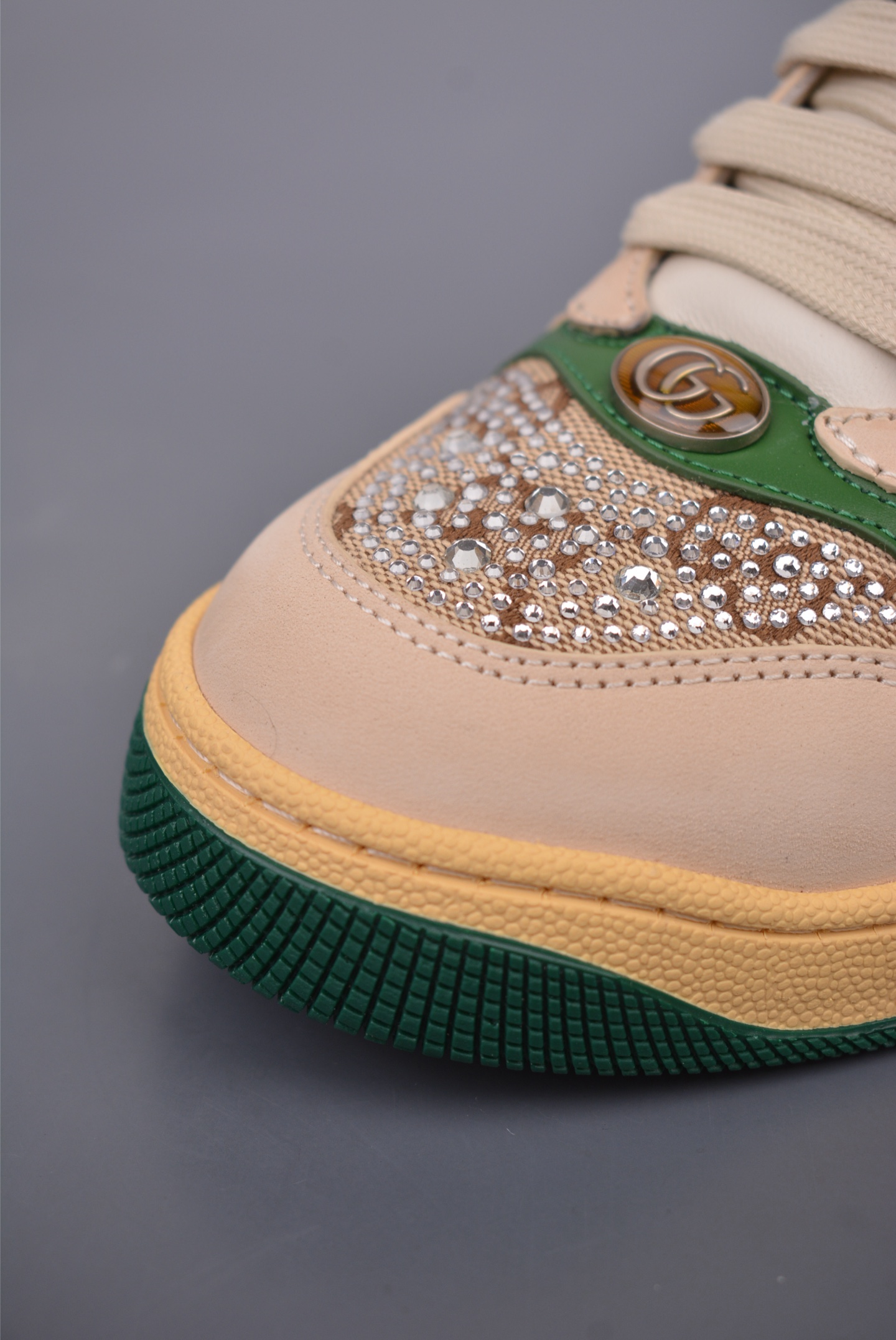 Gucci Screener GG Sneaker Low Beige Diamond