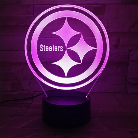 PITTSBURGH STEELERS 3D LED LIGHT LAMP