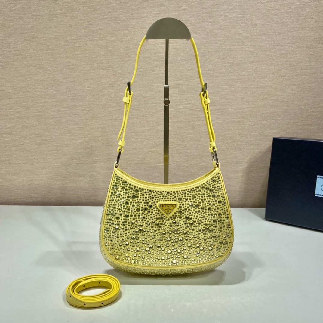 Prada Starry Sky Diamond Underarm Bag 1BC169