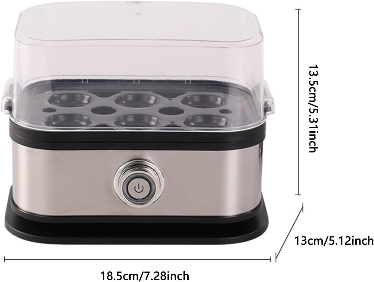 Effortless Egg Cooking with the Ultimate Stainless Steel Egg Cooker 🍳✨
