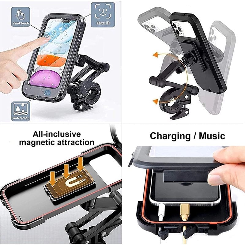 Multifunctional Bicycle Waterproof Phone Holder